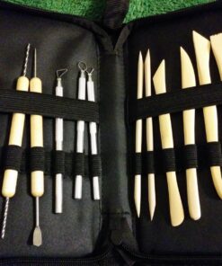 U.S. Art Supply 26-Piece Pottery & Clay Sculpting Tool Sets with Canvas Cases 26-Piece with Nylon Cases 24 81tzb2dTpcL