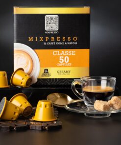 Nespresso Capsules (Compatible) - Coffee from Italy - by Mixpresso (50 Capsules, Classe: Medium) 50 Count (Pack of 1) 18 81u lFcMYCL