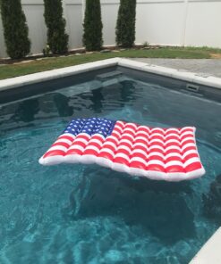 BigMouth Inc BMPF-AF Inflatable Giant Waving American Flag Pool Float 25 81u vpqfz7L