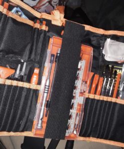 GANGZHIBAO 90pcs Electronics Repair Tool Kit Professional, Precision Screwdriver Set Magnetic for Fix Open Pry Cell Phone, Apple iPhone, Computer, PC, Laptop, Tablet, iPad, Mac book with Portable Bag 41 81u18nB53jL