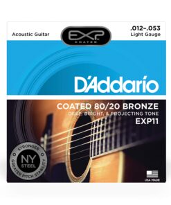 Alternative view of D'Addario EXP12-B25 Coated Acoustic Guitar Strings Light, 12-53 1-Pack