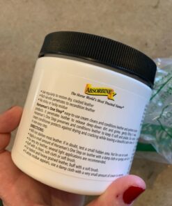 Absorbine Horseman’s One Step Leather Cleaner & Conditioner Cream, Vinyl/Leather Treatment to Clean, Protect, Restore & Prevent Dryness, 15oz 27 81u6AejesL