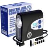 12V Air Compressor, PI Store Tire Inflator, Portable Tire Pump, Digital Air Pump With Pressure Gauge, Auto-Shut Off, LED Light For Car Tires, Bicycle, Camping Equipment, and Inflatables Pumping Use 16 81u8eIOSU1L