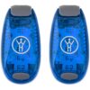 LED Safety Light 2 Pack - Nighttime Visibility for Runners, Cyclists, Walkers, Joggers, Kids, Dogs, Relays & More - Clip to Clothes Strap to Wrist, Ankle, Bike, Collar, or Just About Anywhere! Blue 25 81uCNGKAdBL