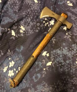 CRKT Woods Chogan Tomahawk Axe: RMJ T-Hawk Lightweight Outdoor Camping Axe with Hammerhead, Forged Carbon Steel Blade, and Hickory Wooden Handle 2730 49 81uGjPHWZL