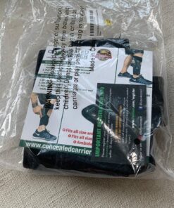 CONCEALED CARRIER (TM) Ankle Holster for Concealed Carry Pistol | Universal Leg Carry Gun Holster with Magazine Pouch for Glock 42, 43, 36, 26, S&W Bodyguard .380, 38, Ruger LCP, LC9, Sig Sauer 62 81uIb9eo2ZL