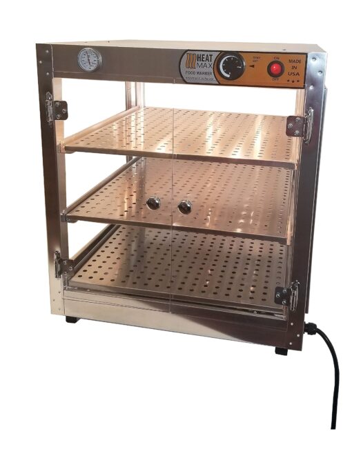 HeatMax Commercial 202024 Countertop Pizza and Food Warmer Display - The Original and The Best -Made in USA with Service and Support, Great for Pizza