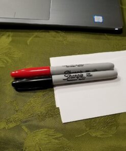 SHARPIE Permanent Markers, Fine Point, Black, 2 Boxes of 12 Total of 24 Markers 9 81uKFVdyBBL