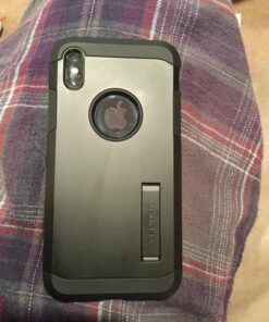 Spigen Tough Armor Designed for iPhone Xs Case (2018) / Designed for iPhone X Case (2017) - Matte Black 74 81uKNShjbqL
