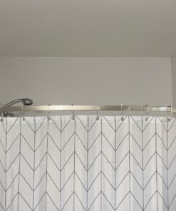 Preferred Bath Accessories 112-5SS Curved Shower Rod, Polished Chrome 16 81uKY2dvxcL