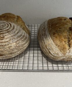 9 Inch Bread Banneton Proofing Basket - Baking Bowl Dough Gifts for Bakers Proving Baskets for Sourdough Bread Scraper Tool Starter Proofing 9 inch White Scraper 63 81uM6GoxhML