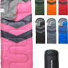 MalloMe Sleeping Bags for Adults Cold Weather & Warm - Backpacking Camping Sleeping Bag for Kids 10-12, Girls, Boys - Lightweight Compact Camping Gear Must Haves Hiking Essentials Sleep Accessories Single - 29.5in x 86.6" Blossom Pink 35 81uMmVgccHL
