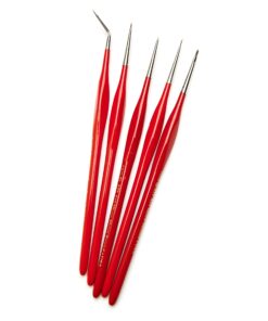 AIT Art Select Micro Detail Brush Set, 5 Miniature Paint Brushes for Fine Detail, Handmade in USA for Trusted Performance, Triangular Handle Design for The Best Grip and Ultimate Precision 34 81uP5StuI7L