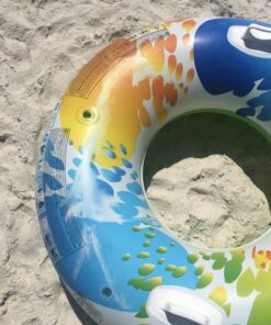 Intex Inflatable Color Whirl Floating Tube Raft w/ Handles (Set of 2) 48in 58202EP 9 81uPChJ8VvL