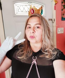 Disguise Women's Nintendo Super Mario Bros.Princess Peach Adult Costume Accessory Kit One Size Gold/Red/Green/White 19 81uPIuWcAjL