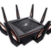 ASUS ROG Rapture WiFi 6 Wireless Gaming Router (GT-AX11000) - Tri-Band 10 Gigabit, 1.8GHz Quad-Core CPU, WTFast, 2.5G Port, AiMesh Compatible, Included Lifetime Internet Security, AURA RGB AX11000 | WiFi 6 | 2.5G Port 14 81uPQGpE30L