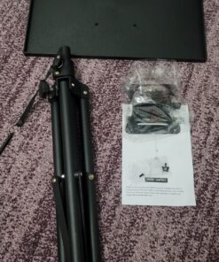 Amada Projector Tripod Stand, Foldable Laptop Tripod, Multifunctional DJ Racks/Projector Stand with Adjustable Height, Perfect for Office, Home, Stage or Studio-AMPS01 22"-36" 37 81uR1p6KGvL