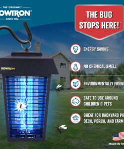 Flowtron Bug Zapper, 1 Acre of Outdoor Coverage with Powerful 40W Bulb & 5600V Instant Killing Grid, Electric Insect, Fly & Mosquito Zapper, Made in The USA 25 81uRFNCqaLL 1