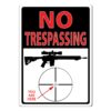 Rivers Edge Products Retro Metal Tin Sign, 17" x 12" Weatherproof Metal Wall Art for Indoor or Outdoor Decor, Vintage Man Cave, Bar, Cabin, Garage, or Home Decor, No Trespassing - You Are Here 21 81uRuhLlAqL