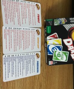 Mattel Games UNO Dare Card Game for Family Night Featuring Challenging and Silly Dares from 3 Different Categories 28 81uSA pDgyL