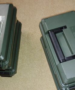 MTM AC30C-11 Ammo Can Short | 30-Caliber | Heavy-Duty Dual Latching System | Rugged Polypropylene Plastic | O-Ring Seal System, Water Resistant | Forest Green, Medium 34 81uSsLIx L