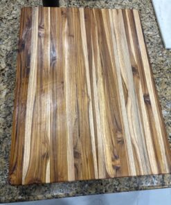 TeakHaus Edge Grain Carving Board w/Hand Grip (Rectangle) | 24" x 18" x 1.5" 24 x 18 x 1.5 Without Juice Groove 27 81uT BuivqL