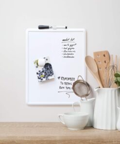 U Brands Contempo Magnetic Dry Erase Board, 11 x 14 Inches, White Frame 11" x 14" 29 81uTnCTH0L