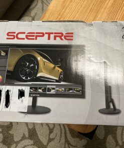 Sceptre 27-Inch FHD LED Gaming Monitor 75Hz 2X HDMI VGA Build-in Speakers, Ultra Slim Metal Black 27" 75Hz AMD FreeSync 30 81uVecwNdbL