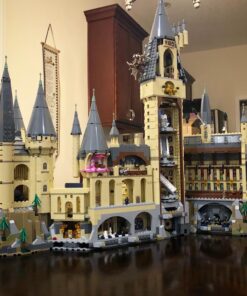 LEGO Harry Potter Hogwarts Castle 71043 Building Set - Model Kit with Minifigures, Featuring Wand, Boats, and Spider Figure, Gryffindor and Hufflepuff Accessories, Collectible for Adults and Teens Standard 89 81uW2KwICyL