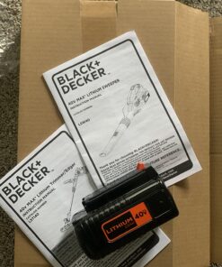 BLACK+DECKER 40V Max Cordless Sweeper & String Trimmer Combo Kit (LCC340C) 20V Sweeper & String Trimmer Combo Kit 47 81uX5VZCMIL 1