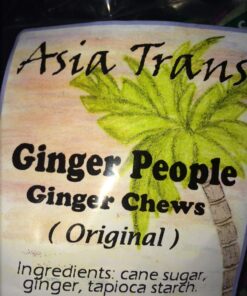 GIN GINS® Original Chewy Ginger Candy by The Ginger People® - Anti-Nausea and Digestion Aid, Individually Wrapped Healthy Candy - Original Ginger Flavor, Large 1 lb Bag (16oz) - Pack of 1 33 81uXPQUw6PL