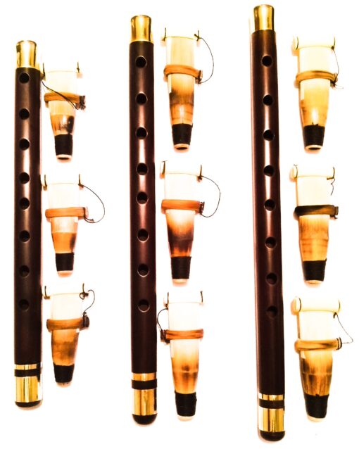 DUDUK Concert Level- Three (3) ARMENIAN Professional DUDUKs with 9 Reeds Ramish, Kamish & Playing Instructions made from Apricot Wood Dudek Doodook Armenia - Flute Mey Ney Balaban Oboe