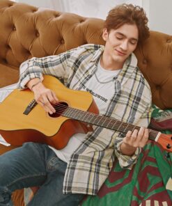 Donner Acoustic Guitar Kit for Beginner Adult Teen Full Size Cutaway Acustica Guitarra Starter Bundle Set with Bag Strap Tuner Capo Pickguard Pick, Right Hand 41 Inch Natural, DAG-1C/DAD-110C 31 81ubT23qpgL