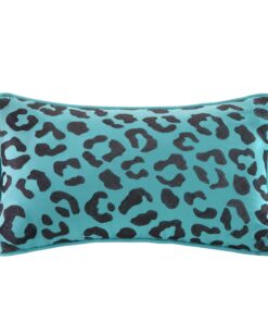 Mi Zone Comforter Set Fun Bedroom Décor - Modern All Season Polka Dot Print, Vibrant Color Cozy Bedding Layer, Matching Sham, Decorative Pillow, Full/Queen, Leopard Teal 4 Piece 30 81ubzaTciLL