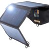Ryno Tuff 21W Lightweight Portable Solar Charger for Camping - Foldable Solar Powered Cells with 2 USB Ports To Fast Charge Smartphones, Tablets & Battery Packs -Charge While Hiking, Camping & Fishing Black 27 81ufRN9xm1L 1