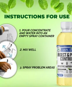Alternative view of Mighty Mint Insect & Pest Control Peppermint Concentrate 8 oz - Makes 1 Gallon - Plant-Based Formula Kills and Prevents Spiders, Ants, Flying Insects, and More