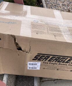 Sea Eagle 285 Frameless Inflatable 9’ Pontoon Fishing Boat - 1 Person- Lightweight, Portable-Perfect for Hunting & Fishing-Sets up in 5 Minutes 285fpb Frameless Fishing Boat Pro Package 40 81ujQsAuk2L