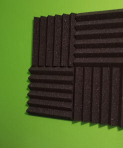 Professional Acoustic Foam Panels - Wedge Style 12x12x2” Tiles - 4 Pack - Studio Foam for Sound Dampening - Soundproofing Foam for Walls and Ceilings (Charcoal Color) Charcoal 35 81ul6sDjJL