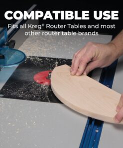 Kreg PRS5000 Precision Router Lift - Router Table Lift System - Durable Router Plate Insert - Router Table Plate Insert - For Quick, Accurate, Reliable & Repeatable Setups 28 81ulnlnXmL 1