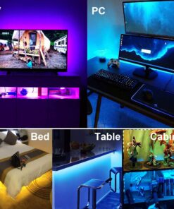 Tv Led Backlight, Maylit 8.2ft Led Strip Lights for 40-60in Tv, USB Powered Tv Lights kit with Remote, RGB Bias Lighting for Room Decor RGB (Remote Control) 8.2FT for 40''-60'' TV 29 81umjclf88L