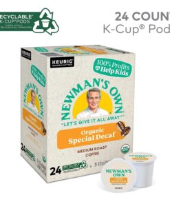 Newman's Own Organics Newman's Special Decaf Keurig Single-Serve K-Cup Pods, Medium Roast Coffee, 24 Count 10 81un83YAWqL