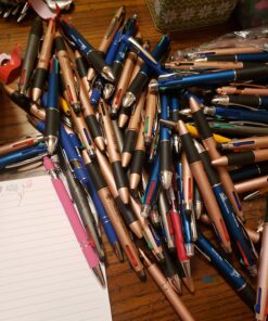 DG Collection (5lb Box Approx. 200-250 pens) Assorted Retractable Ballpoint Pens Office Ink Pen Supplies Big Bulk Lot 64 81unDACtnNL