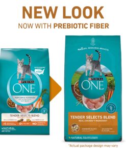 Purina ONE Natural Dry Cat Food, Tender Selects Blend With Real Chicken - 7 lb. Bag 26 81unb5MS 7L