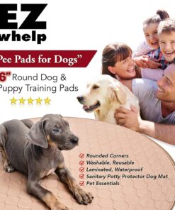 Alternative view of EZwhelp Washable Whelping Dog Pee Pads - Waterproof and Reusable Potty Training Floor Pads - Absorbent Dog Training Bed - Puppy Training Pads Supplies, Absorbent Pet Pen Floor Pad Puppies, 36-in 36 Inch