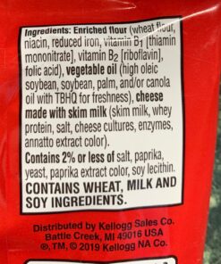 Cheez-It Cheese Crackers, Baked Snack Crackers, Lunch Snacks, Original (40 Packs) 1 Ounce (Pack of 40) 49 81uoNNyqgRL