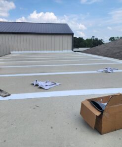 Beech Lane RV Roof and Leak Permanent Repair Tape 4" x 50', Permanently Stops Camper Roof Leaks, UV and Weatherproof Sealant 46 81upexnyv7L