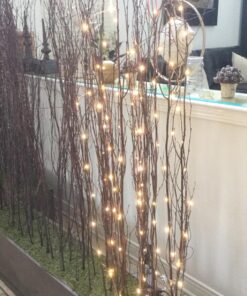 Lighting EVER Fairy Lights Plug in, 33ft 100 LED String Lights for Bedroom, Warm White Copper Wire Lights, Waterproof Indoor Outdoor Decorative Fairy Lights for Patio, Garden, Balcony, Vases, Craft 33 ft 64 81uqUKOR8ZL