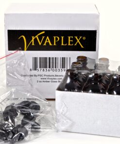 Vivaplex 12, Amber, 2 oz Glass Bottles, With Glass Eye Droppers 19 81uqigiALwL