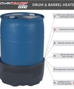 Powerblanket Lite PBL15 15-Gallon Insulated Drum Heater - Grease Keg Heater - Insulated Band Heater Fits 15-Gallon Drum/Barrel 17 81uqvxWZokL