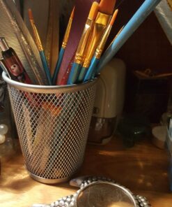 Artlicious Paint Brushes - Acrylic Paint Set and Detail Paint Brushes for Kids - Use with Craft, Watercolor, Oil, Gouache Paints, Face Art, Washable Paints, Miniature Detailing and Rock Painting 10 Pack 36 81uqx1Zj IL